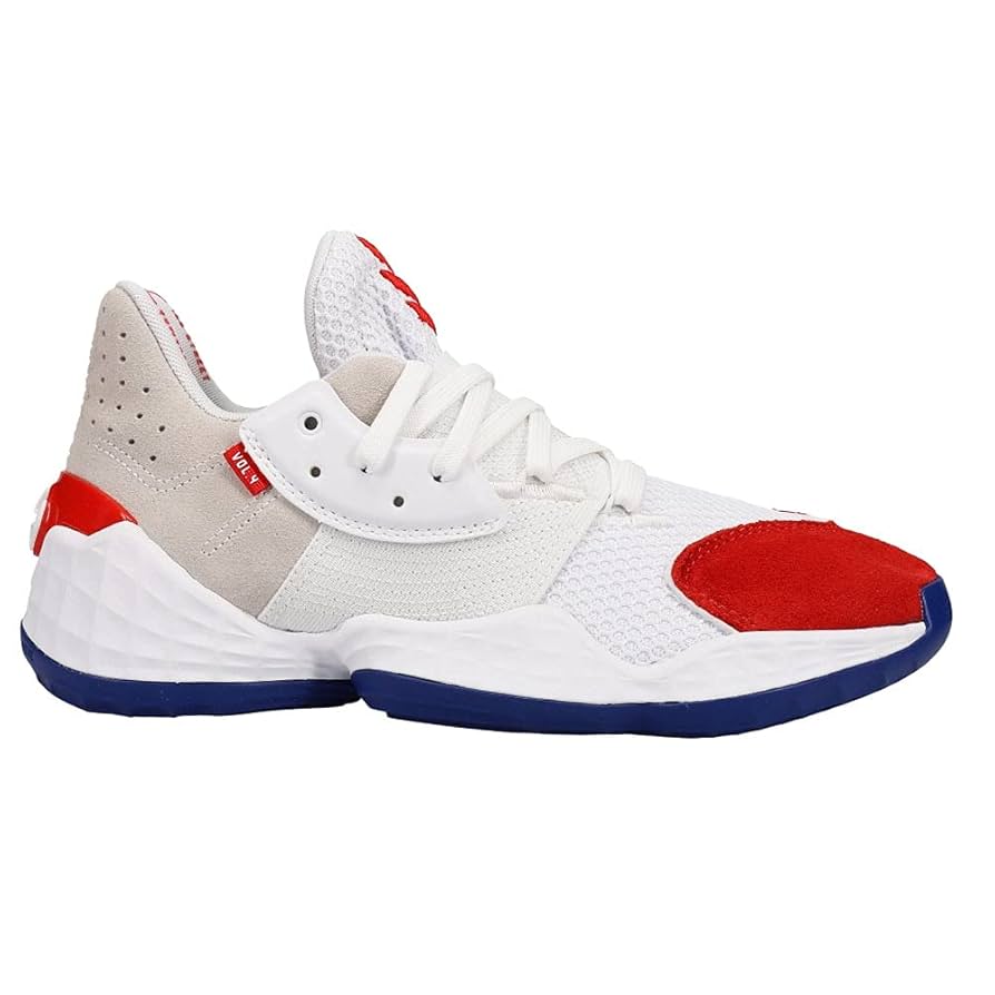 シューズ(男性用) adidas harden vol.4 adidas Harden Vol. 4 Shoe - Men's Basketball Scarlet/White